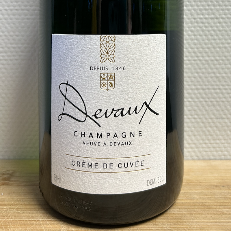 Image de Crème de cuvée "demi-sec"